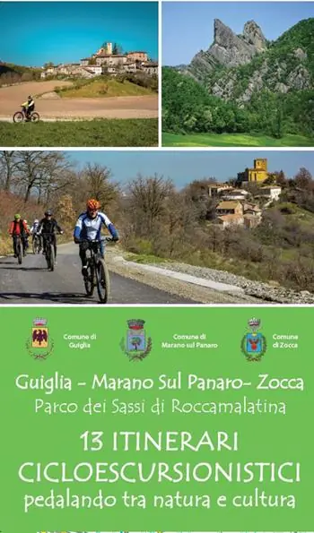 Guiglia - Marano sul Panaro - Zocca. Parco dei Sassi di Roccamalatina. 13 itinerari cicloescursionistici pedalando tra natura e cultura Spedito Oggi