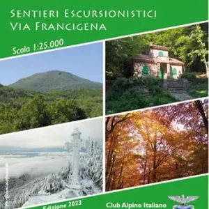 Monte Amiata. Carta dei sentieri. Sentieri escursionistici CAI e Via Francigena Pagamento Sicuro