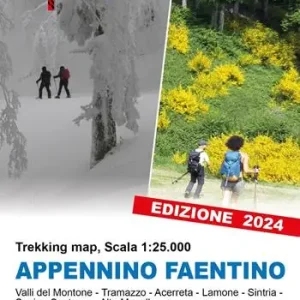 Carta escursionistica dell‘Appennino Faentino 1 25.000 Più Venduto