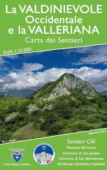 La Valdinievole occidentale e la Valleriana. Carta dei sentieri. Ediz. integrale Offerta Lampo
