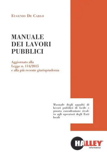 Manuale dei lavori pubblici Nuova Collezione