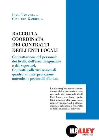 Raccolta coordinata dei contratti degli enti locali Nuova Collezione