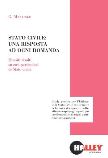 Offerta Lampo Stato civile una risposta ad ogni domanda. Quesiti risolti su casi particolari di Stato civile