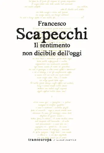 Il sentimento non dicibile dell‘oggi Ultima Occasione