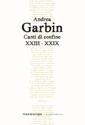 Canti di confine XXIII-XXIX Professionale