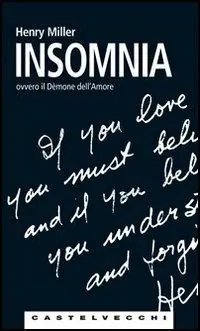 Insomnia ovvero Il demone dell‘amore Direttamente Dal Produttore