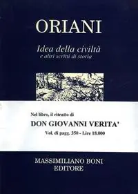 Consegna Rapida Idea della civiltà ed altri scritti di storia