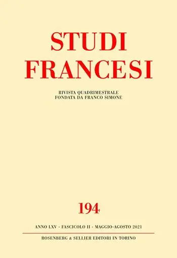 Studi francesi. Vol. 194 Baudelaire et son cénacle Popolare