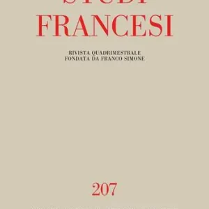 Prezzo Ridotto Studi francesi. Vol. 207