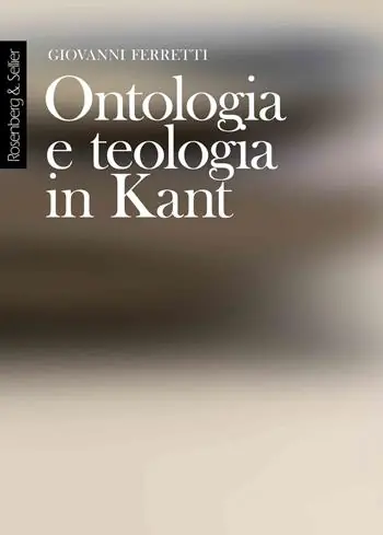 Economico Ontologia e teologia in Kant