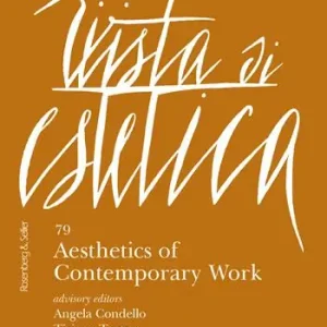 Pagamento Sicuro Rivista di estetica. Vol. 79 Aesthetics of contemporary work