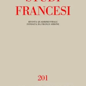 Studi francesi (2023). Vol. 201 Vendita Finale