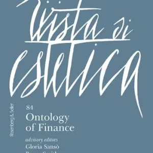 Promozione Rivista di estetica. Vol. 84 Ontology of Finance