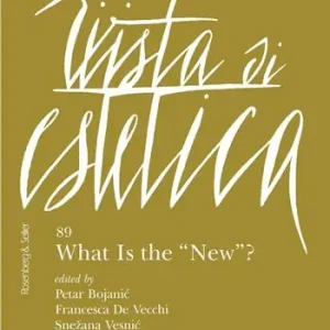 Sconto Rivista di estetica (2025). Vol. 89 What is the «New»?