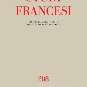 Studi francesi (2026). Vol. 208 A Buon Prezzo