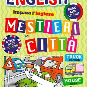 Mestieri in città. Impara l‘inglese con i mestieri. Con adesivi. Ediz. illustrata Di Tendenza