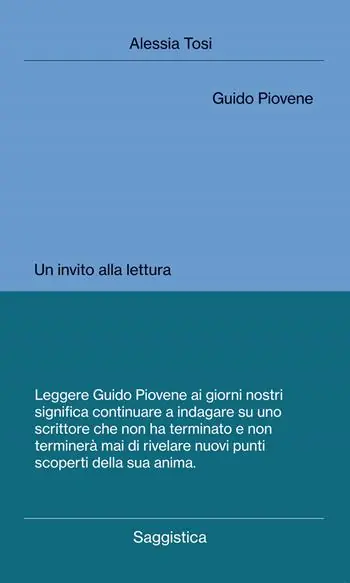 Spedito Oggi Guido Piovene. Un invito alla lettura