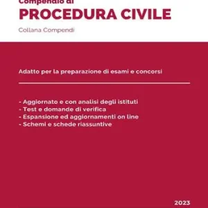Compendio di diritto processuale civile. Con QR-Code Ultime Pezzi