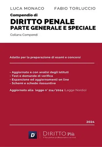 Compendio di diritto penale. Parte generale e parte speciale Compra Adesso