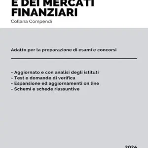 Ultimissimo Modello Compendio di diritto finanziario e dei mercati finanziari