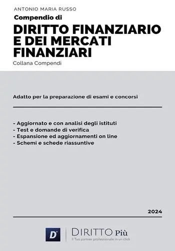 Ultimissimo Modello Compendio di diritto finanziario e dei mercati finanziari