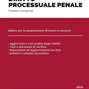 Compendio di diritto processuale penale Sconto