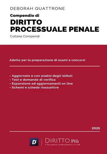 Compendio di diritto processuale penale Sconto
