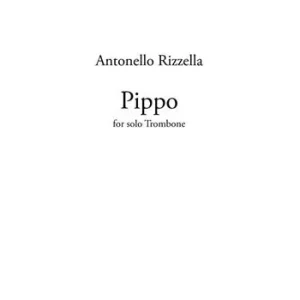 Economico Pippo. For solo trombone. Partitura