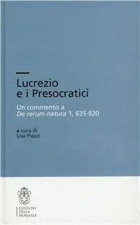 Offerta Lampo Lucrezio e i presocratici