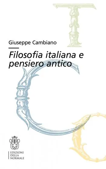 Offerta Limitata Filosofia italiana e pensiero antico