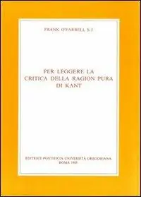Ultimissimo Modello Per leggere la Critica della ragion pura di Kant
