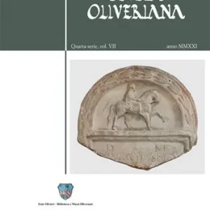 Affare Studia Oliveriana. Quarta serie. Vol. 7