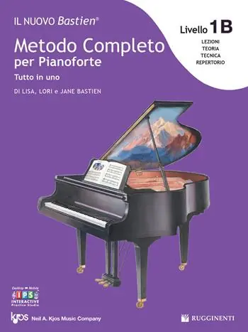 Direttamente Dal Produttore Il nuovo Bastien. Metodo completo per pianoforte. Tutto in uno. Livello 1B lettura completa su due righi. Con app