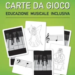 Economico Lettura musicale con carte da gioco per pianoforte. Con Carte