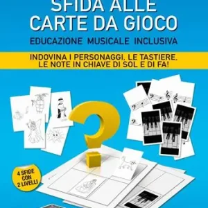 Lettura musicale con sfida alle carte da gioco. Con carte da gioco Soddisfatti O Rimborsati