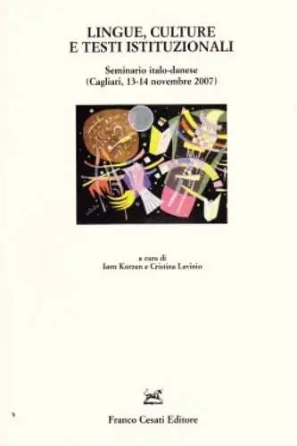 Lingue, culture e testi istituzionali. Atti del seminario italo-danese (Cagliari, 13-14 novembre 2007) Popolare