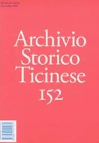 Quantità Limitata Archivio storico ticinese. Vol. 152