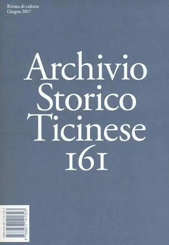 Ordina Subito Archivio storico ticinese. Vol. 161