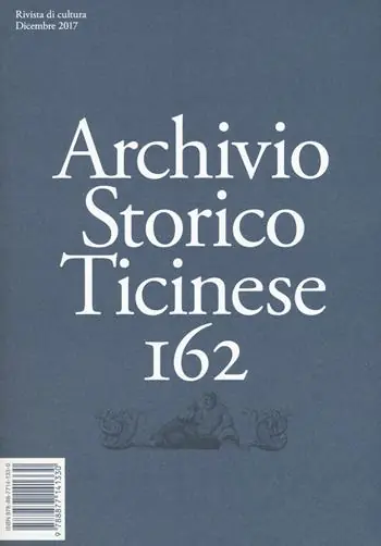 Consegna Rapida Archivio storico ticinese. Vol. 162