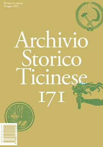 Archivio storico ticinese. Vol. 171 Compra Oggi Stesso