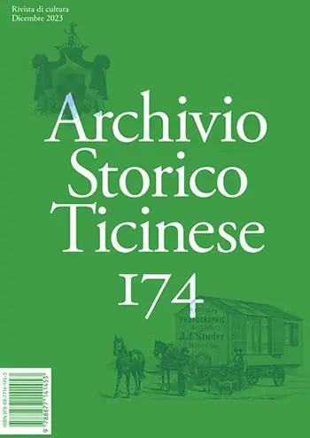 Archivio storico ticinese. Vol. 174 Spedito Oggi