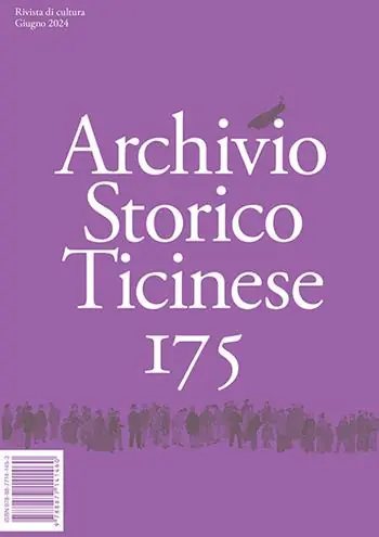Archivio storico ticinese. Vol. 175 Di Tendenza