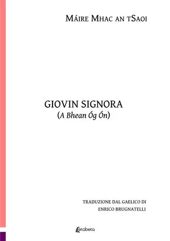 Giovin signora (A Bhean Óg Ón) Prezzo Scontato