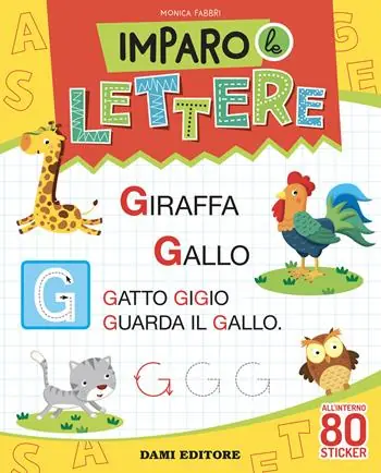 Sconto Imparo le lettere. Con adesivi. Ediz. a colori