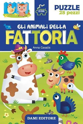 Gli animali della fattoria. Storie da costruire. Ediz. a colori. Con puzzle da 28 pezzi Occasione Imperdibile