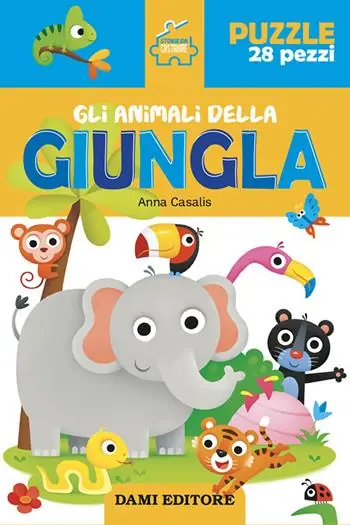 Gli animali della giungla. Storie da costruire. Ediz. a colori. Con puzzle da 28 pezzi Ultima Occasione