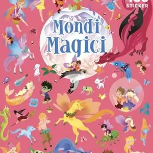 Offerta Lampo Mondi magici. 400 stickers. Ediz. a colori