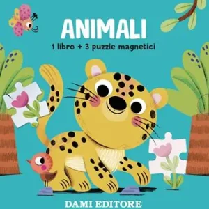 Ultime Pezzi Animali. Libri con puzzle magnetici. Ediz. a colori. Con 3 puzzle