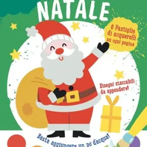Colora il Natale. Colori magici. Ediz. a colori. Con pennello e acquerelli Compra Adesso