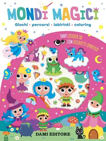 Mondi magici. Giochi, percorsi, labirinti, coloring. Con adesivi Compra Adesso